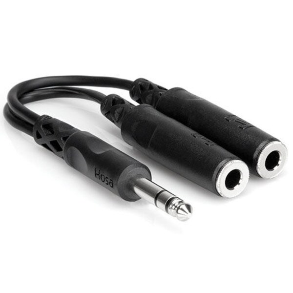 Main product image for Hosa YPP-118 1/4" TRS Male to Dual 1/4" TRS Femal 241-9036